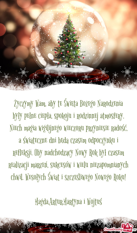 Magda,Artur,Martyna i Wojtuś