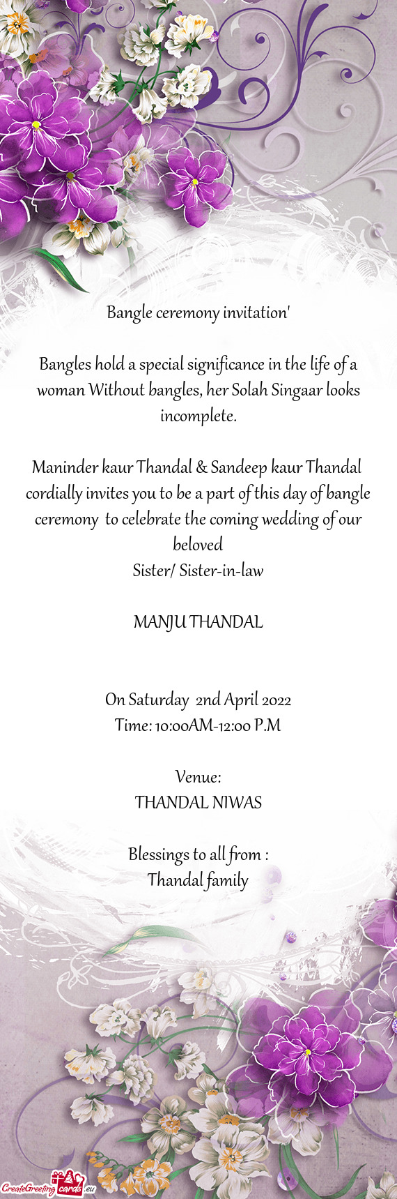 Maninder kaur Thandal & Sandeep kaur Thandal