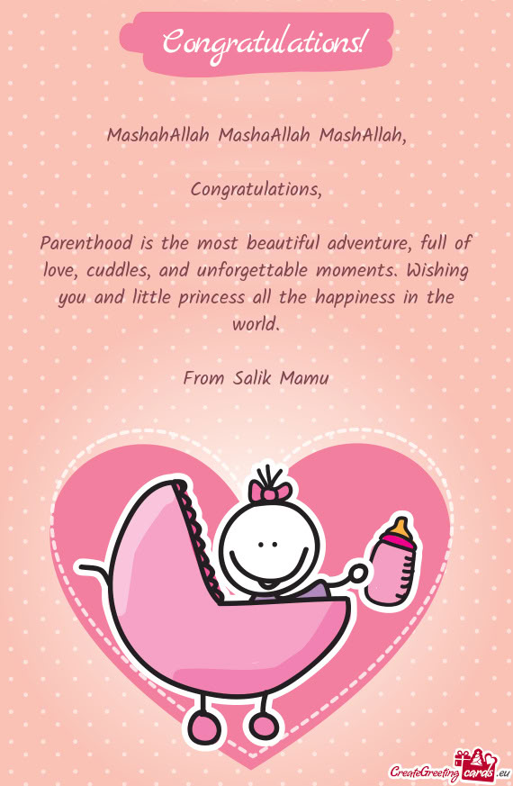 MashahAllah MashaAllah MashAllah