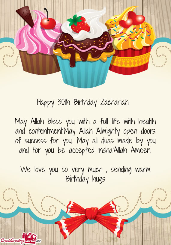 May Allah bless you with a full life with health and contentment.May Allah Almighty open doors of su