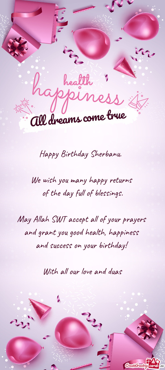 May Allah SWT accept all of your prayers