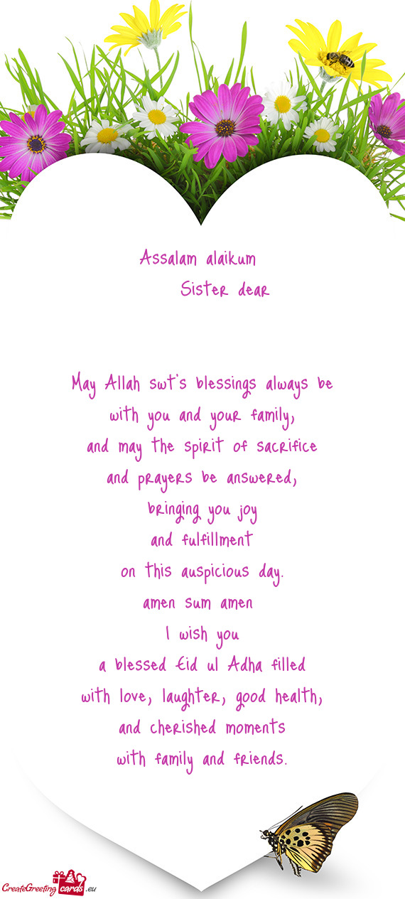 May Allah swt's blessings always be