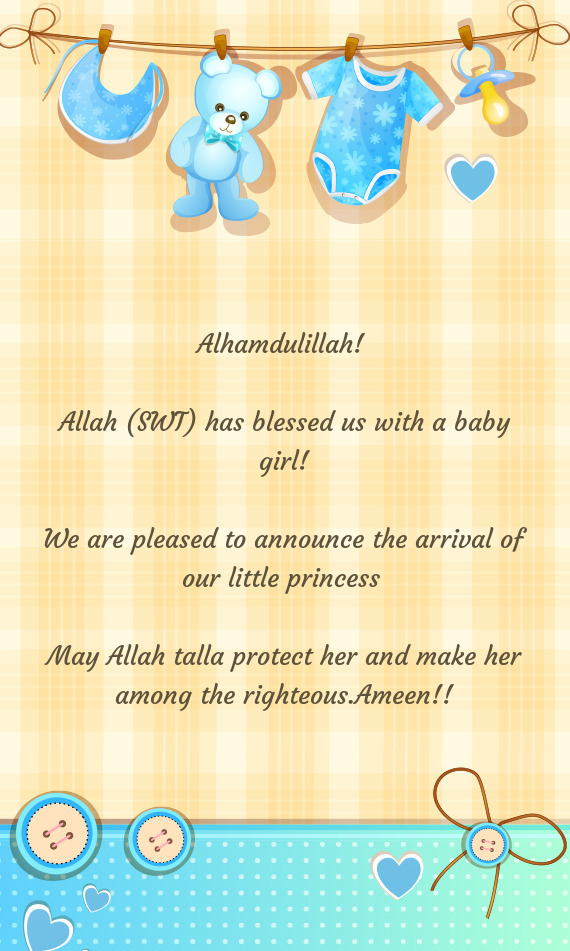 May Allah talla protect her and make her among the righteous.Ameen