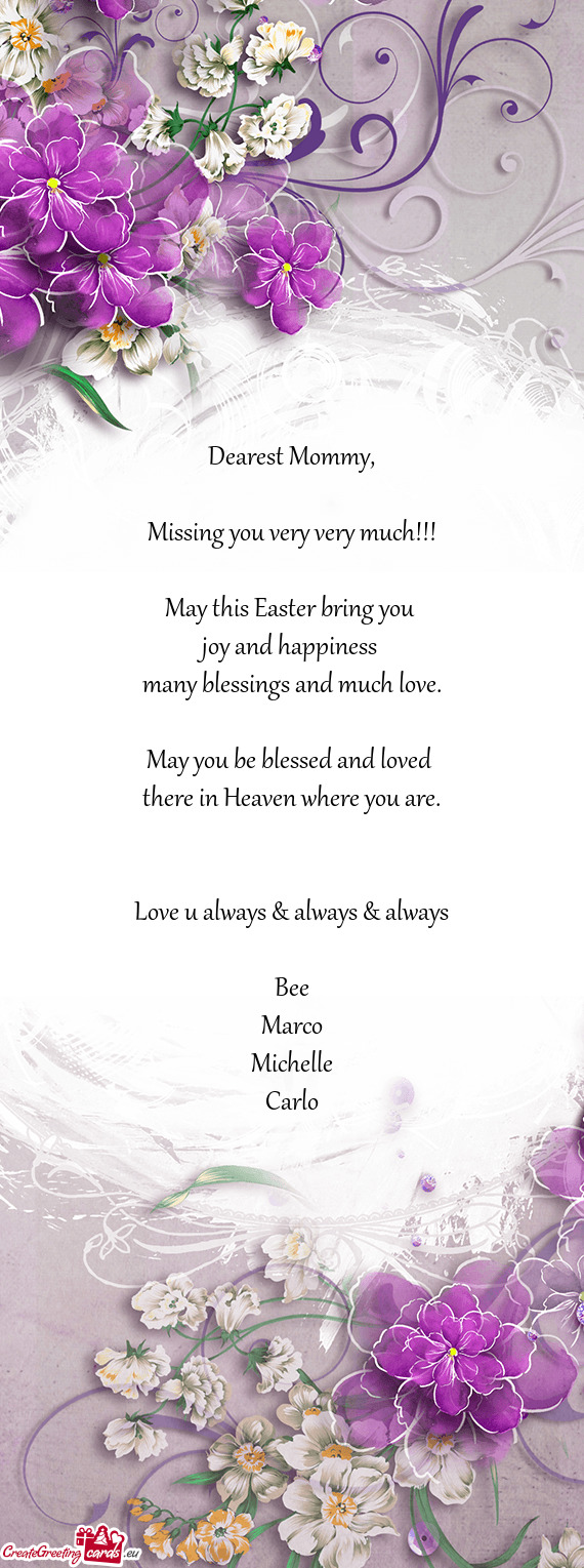 May this Easter bring you