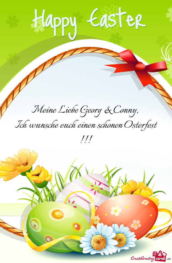 Meine Liebe Georg & Conny