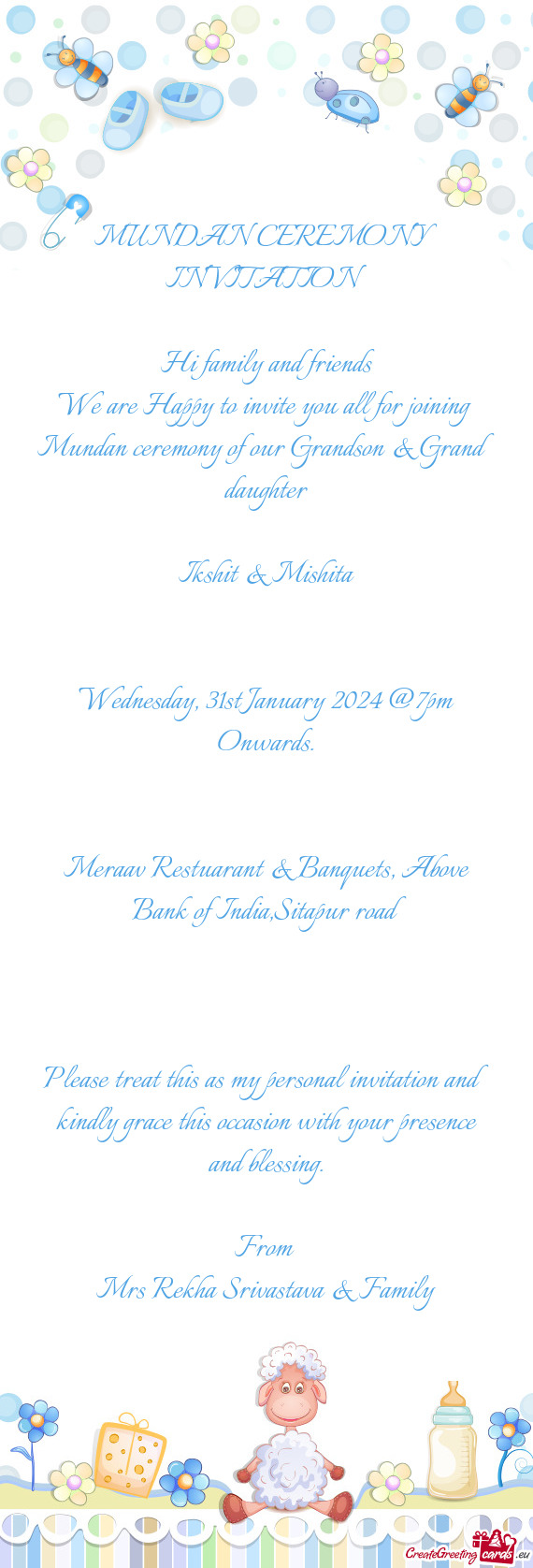 Meraav Restuarant & Banquets, Above Bank of India,Sitapur road