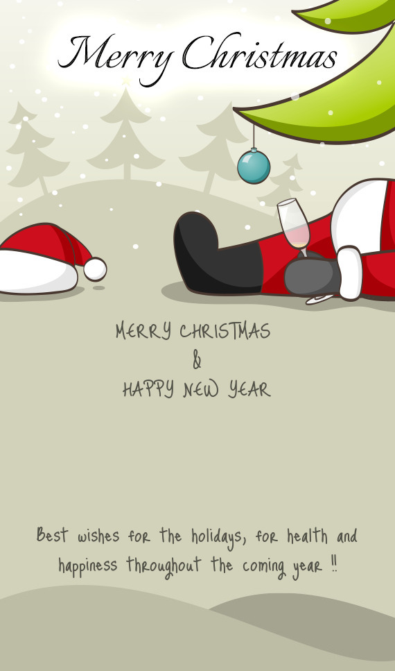 MERRY CHRISTMAS 
 &
 HAPPY NEW YEAR
 
           
 Best wishes for