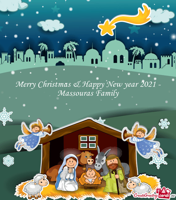 Merry Christmas & Happy New year 2021 - Massouras Family