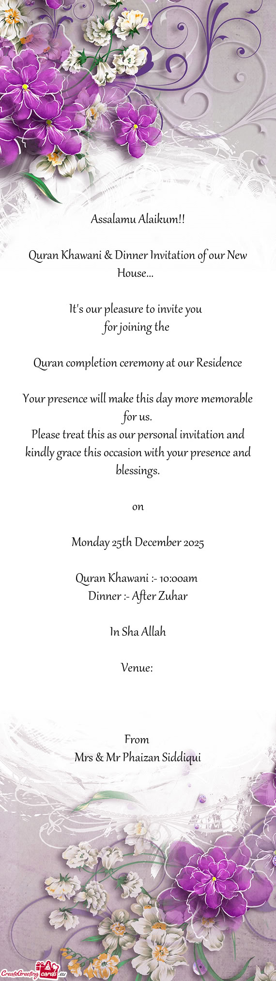 Monday 25th December 2025