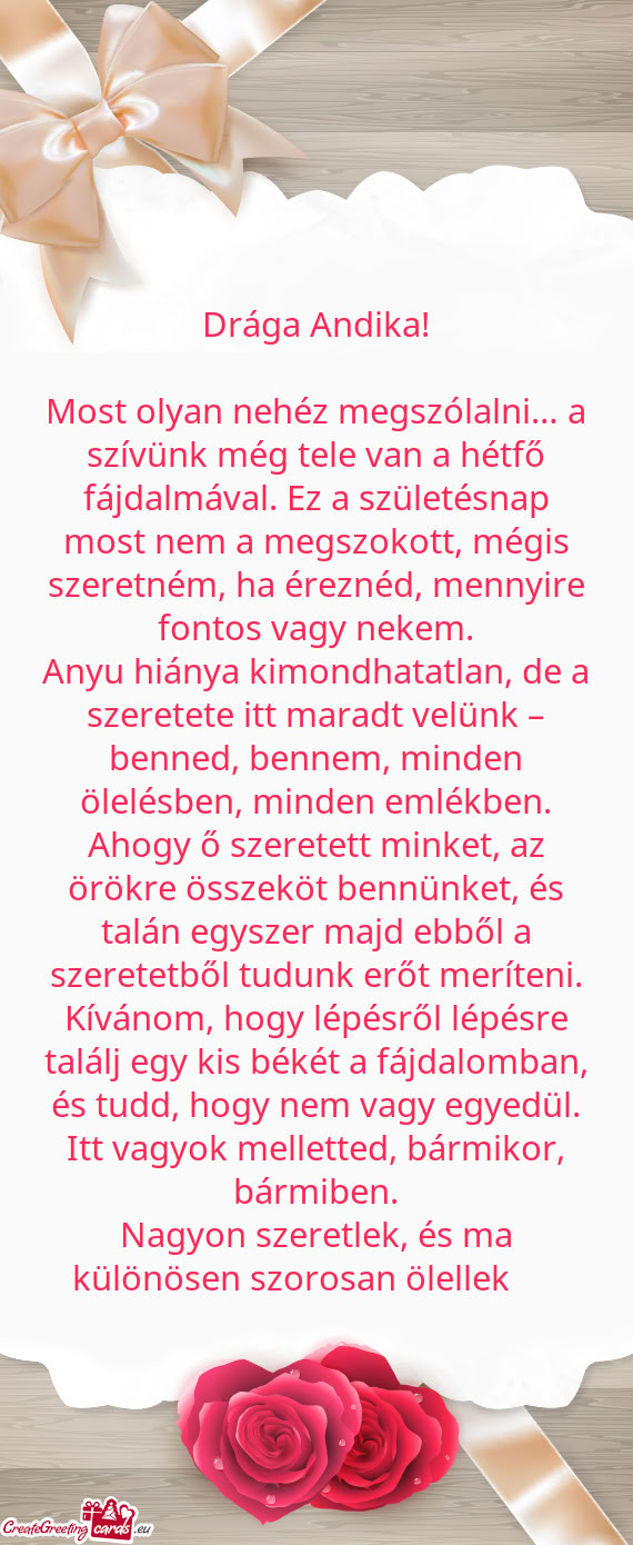 Most olyan nehéz megszólalni… a szívünk még tele van a hétfő fájdalmával. Ez a születés