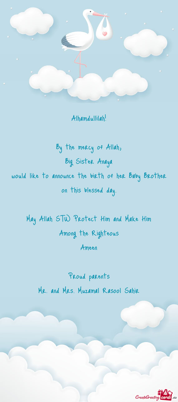 Mr. and Mrs. Muzamal Rasool Sahir