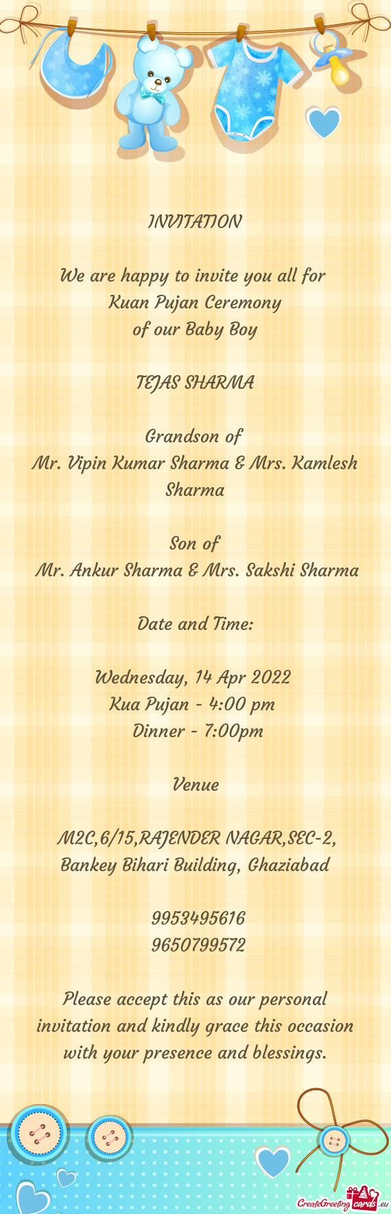 Mr. Ankur Sharma & Mrs. Sakshi Sharma