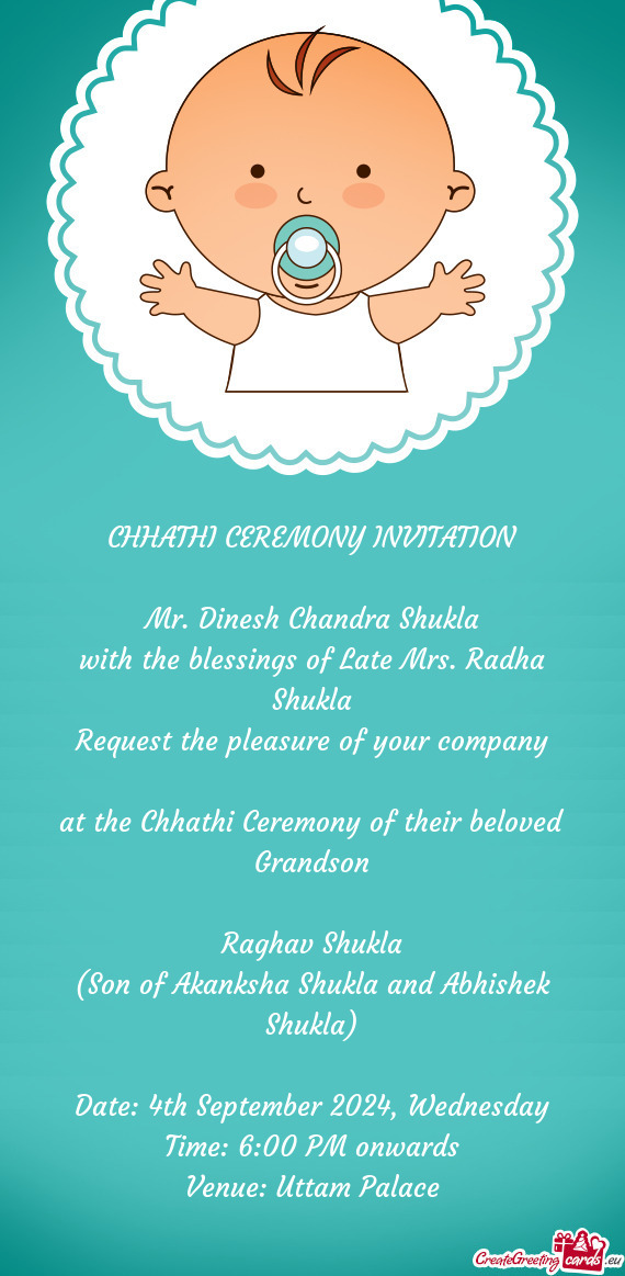 Mr. Dinesh Chandra Shukla