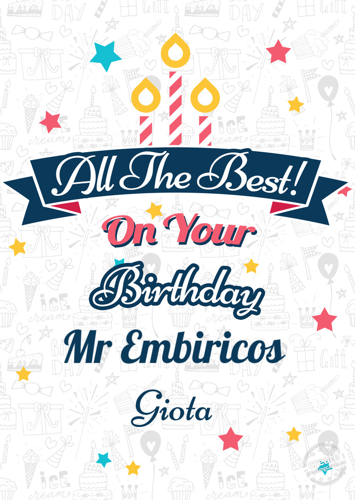 Mr Embiricos Giota