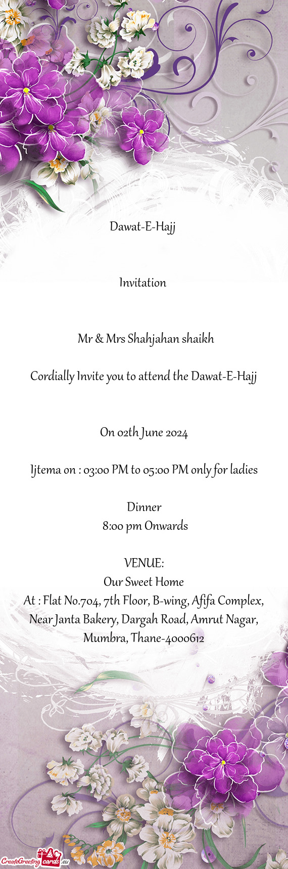 Mr & Mrs Shahjahan shaikh