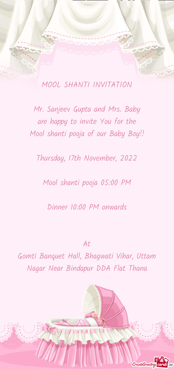 Mr. Sanjeev Gupta and Mrs. Baby