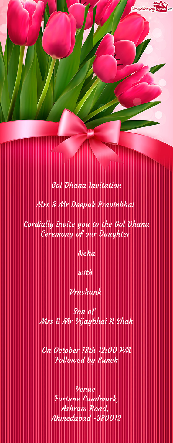 Mrs & Mr Deepak Pravinbhai