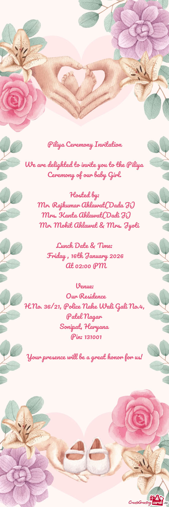 👵 Mrs. Kanta Ahlawat(Dadi Ji)