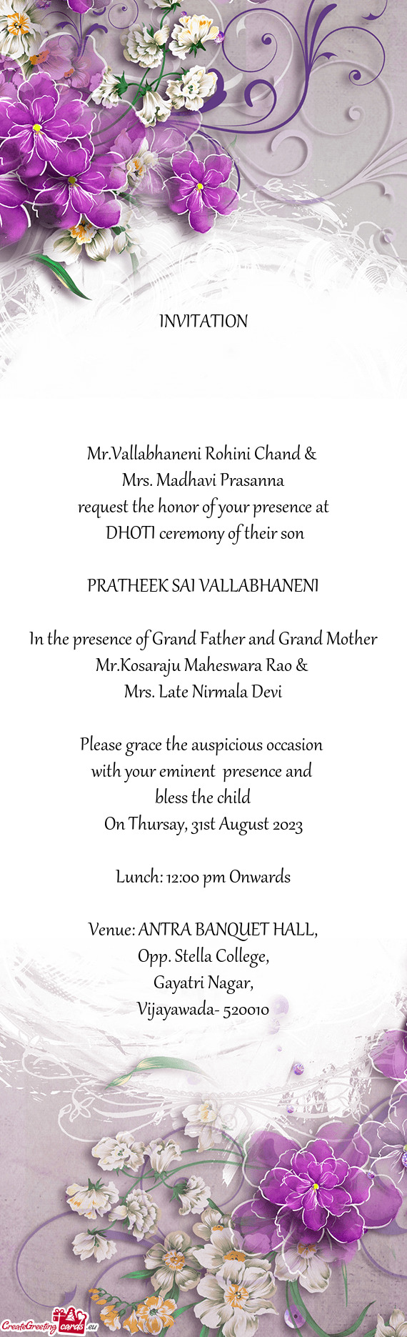 Mrs. Madhavi Prasanna