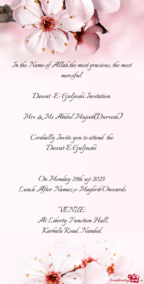 Mrs & Ms Abdul Mujeeb(Durvesh)