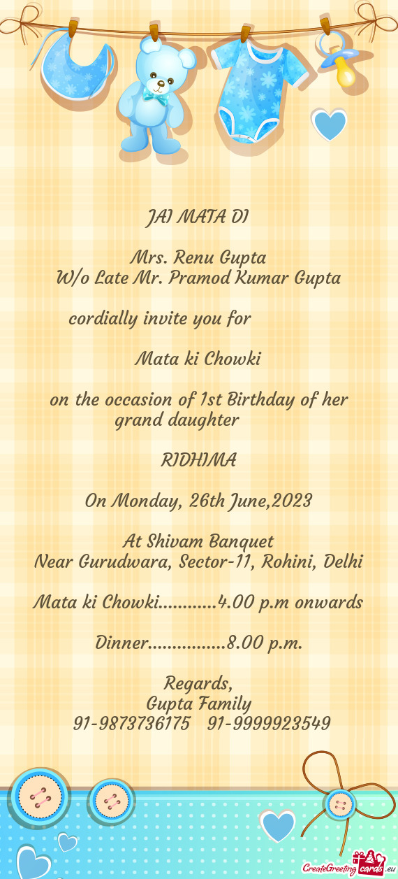 Mrs. Renu Gupta