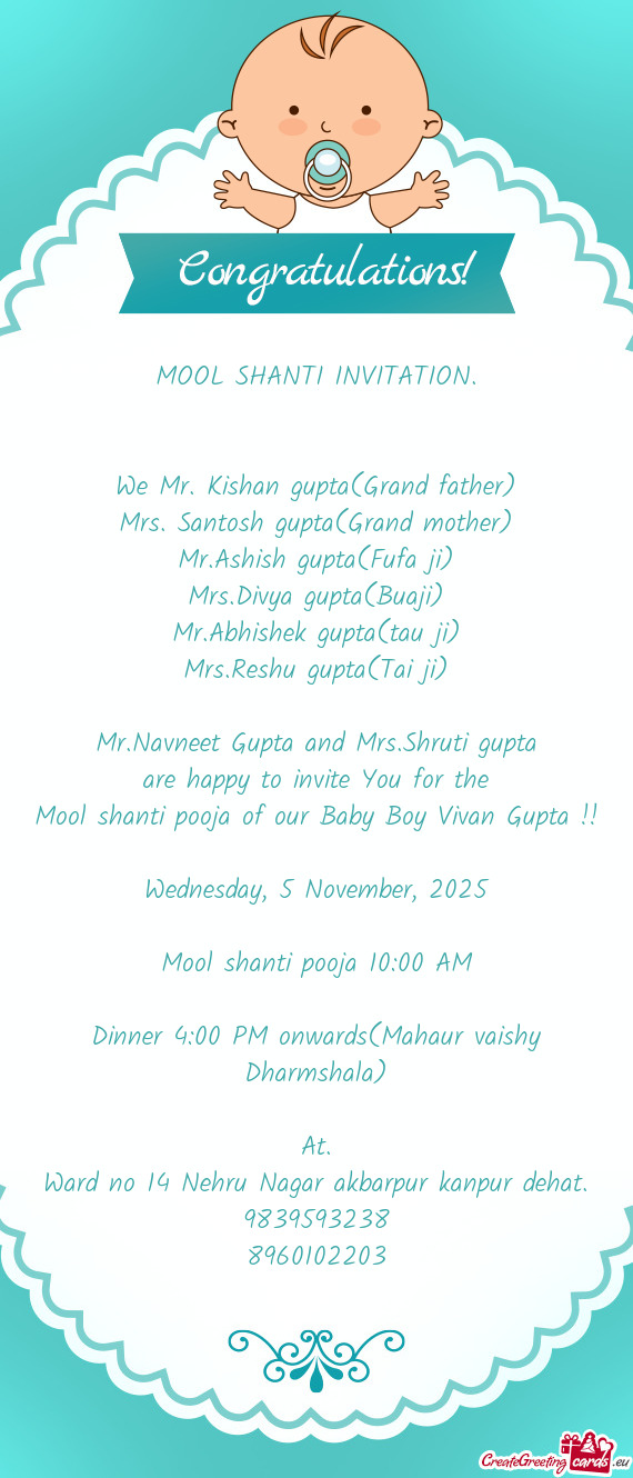 Mrs. Santosh gupta(Grand mother)