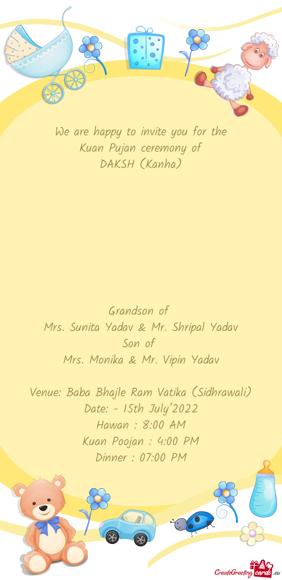 Mrs. Sunita Yadav & Mr. Shripal Yadav