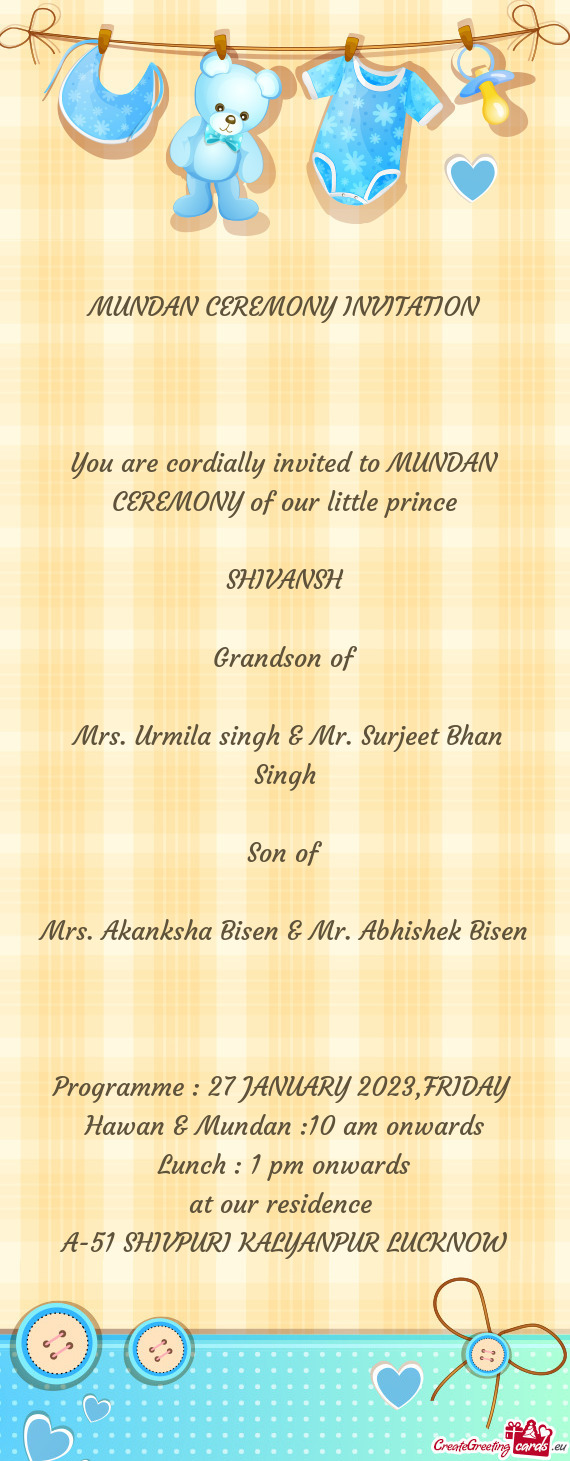 Mrs. Urmila singh & Mr. Surjeet Bhan Singh