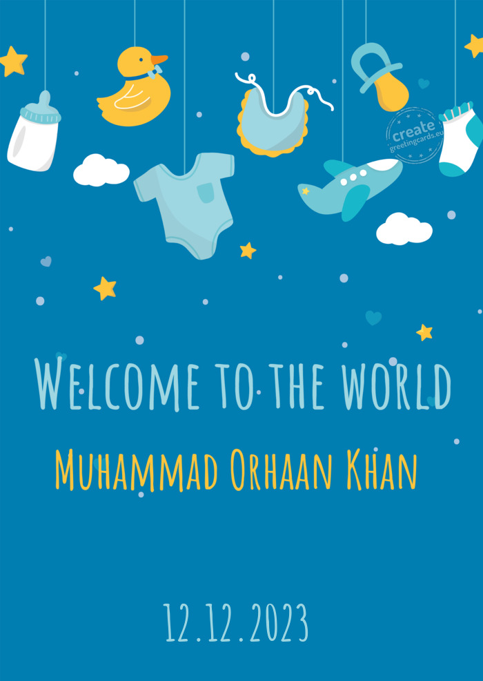 Muhammad Orhaan Khan 12.12.2023