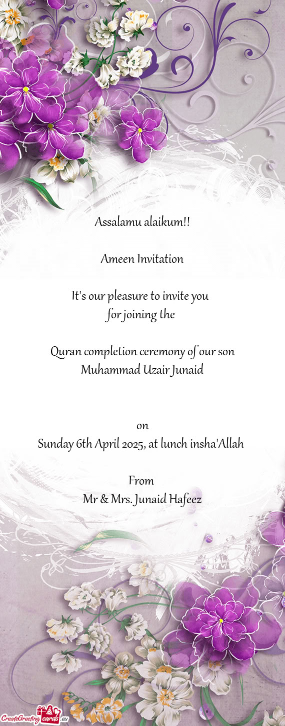 Muhammad Uzair Junaid