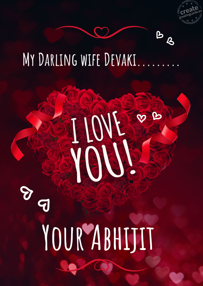 My Darling wife Devaki