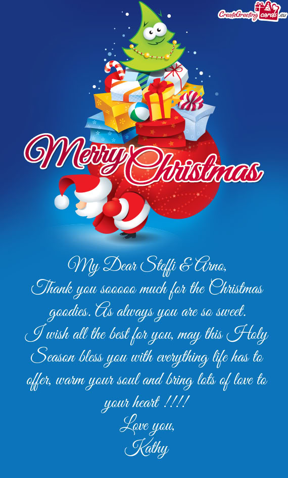 My Dear Steffi & Arno