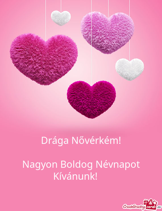 Nagyon Boldog Névnapot Kívánunk!❤️