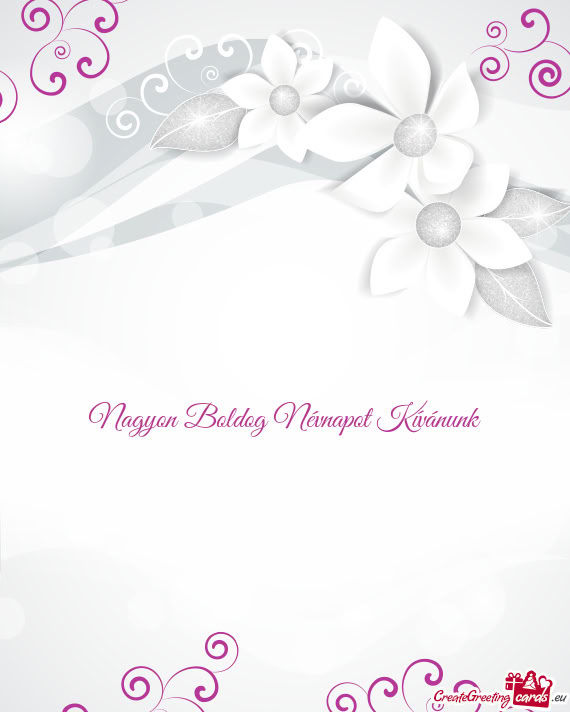 Nagyon Boldog Névnapot Kívánunk
