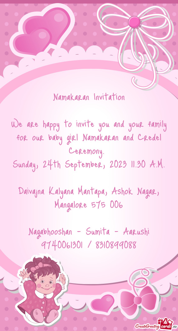 Namakaran Invitation