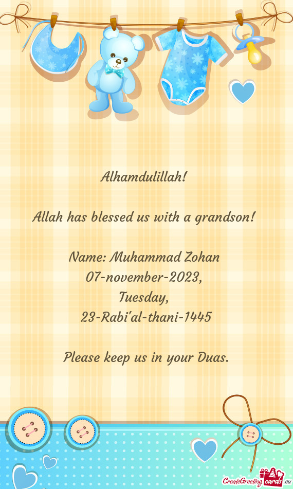 Name: Muhammad Zohan