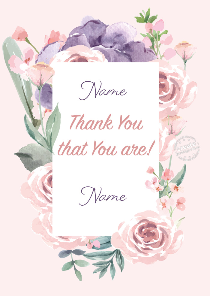 Name  Your name