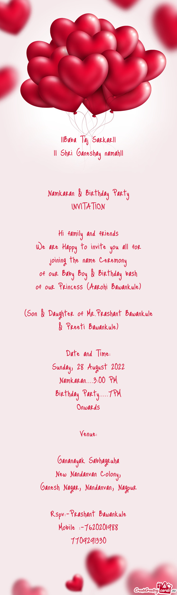 Namkaran & Birthday Party