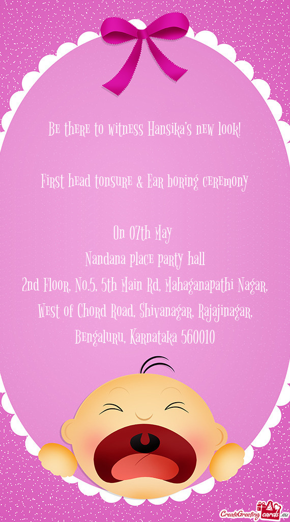 Nandana place party hall