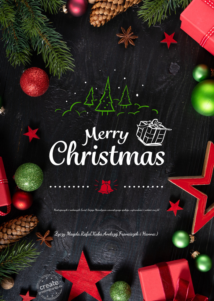 Nastrojowych i radosnych Świąt Bożego Narodzenia wewnętrznego spokoju, wytrwałości i radości