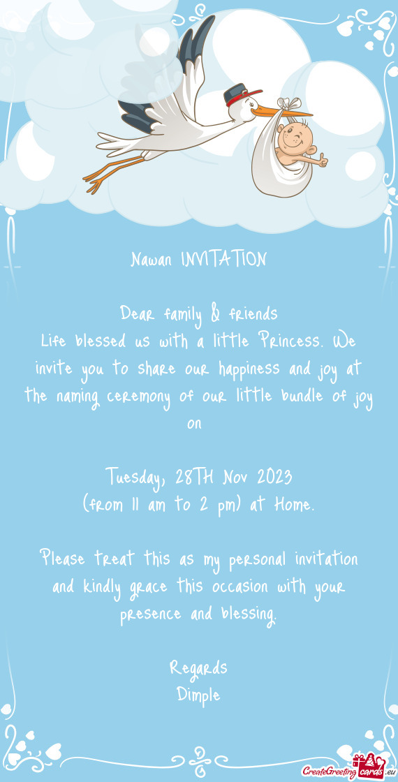 Nawan INVITATION