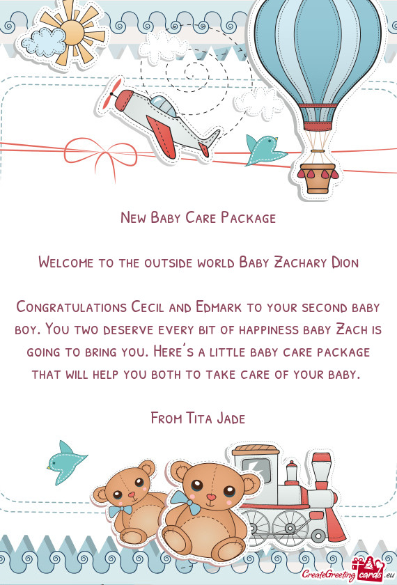 New Baby Care Package