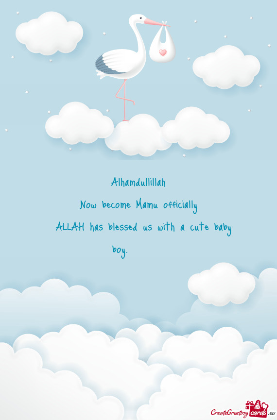 Now become Mamu officially