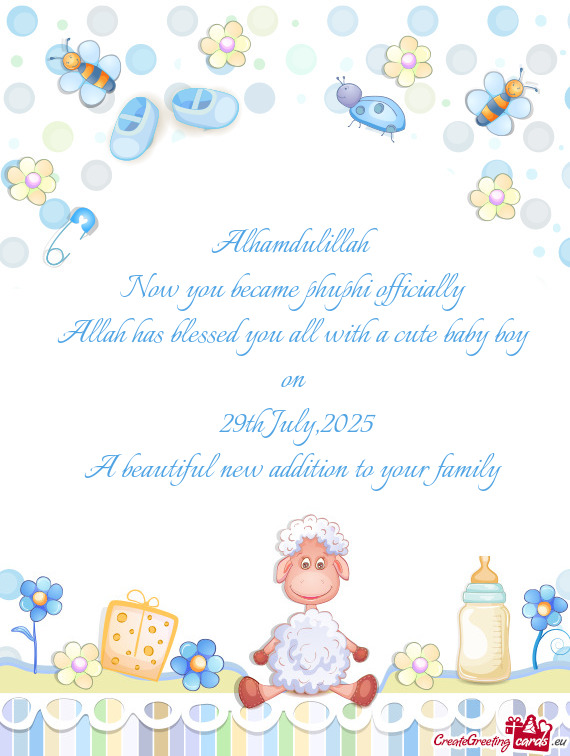 Now you became phuphi officially