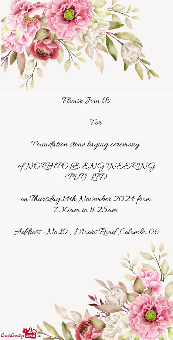 Of NORTHPOLE ENGINEERING (PVT) LTD