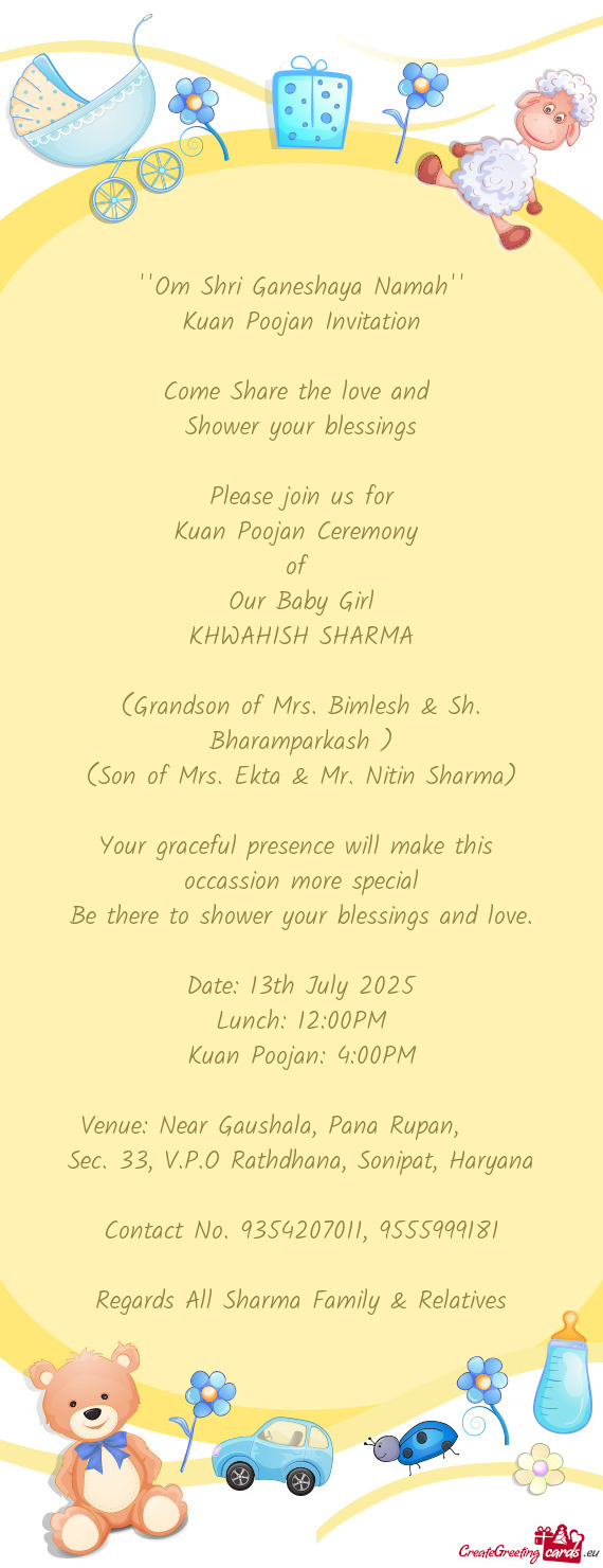 ""Om Shri Ganeshaya Namah""