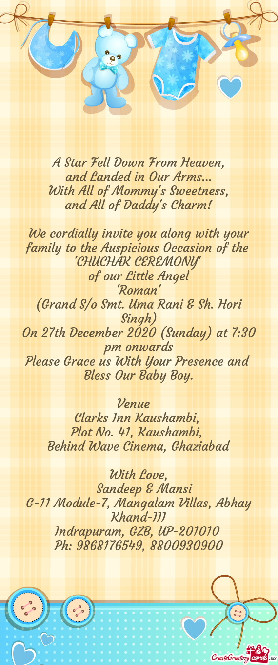 On 27th December 2020 (Sunday) at 7:30 pm onwards