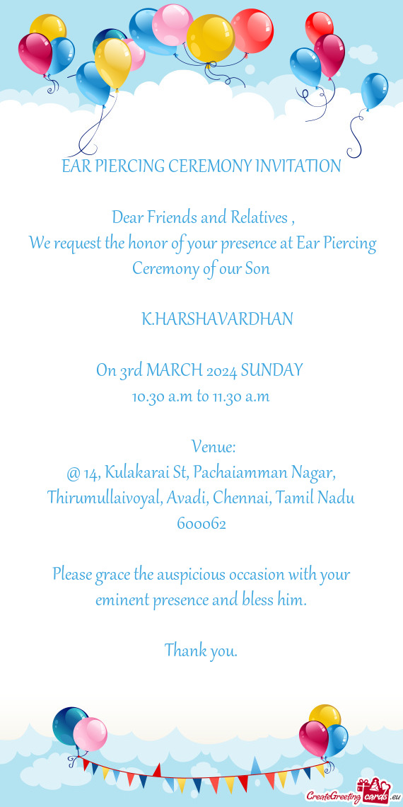 On 3rd MARCH 2024 SUNDAY