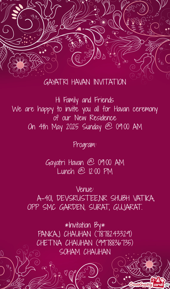 On 4th May 2025 Sunday @ 09:00 AM