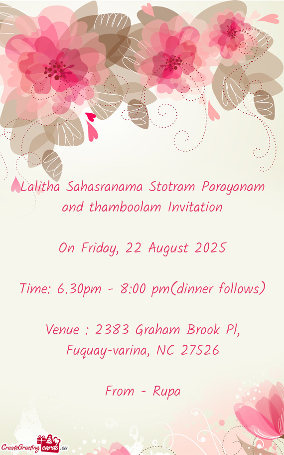 On Friday, 22 August 2025